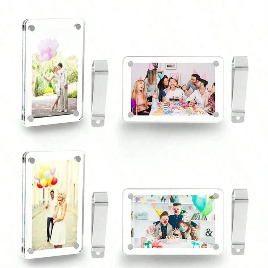 Vertical Sun Visor Photo Clip (Suitable For Film), Personalized DIY Photo, Car Decor, Couple Photo, Pet Memorial Photo Frame Clip