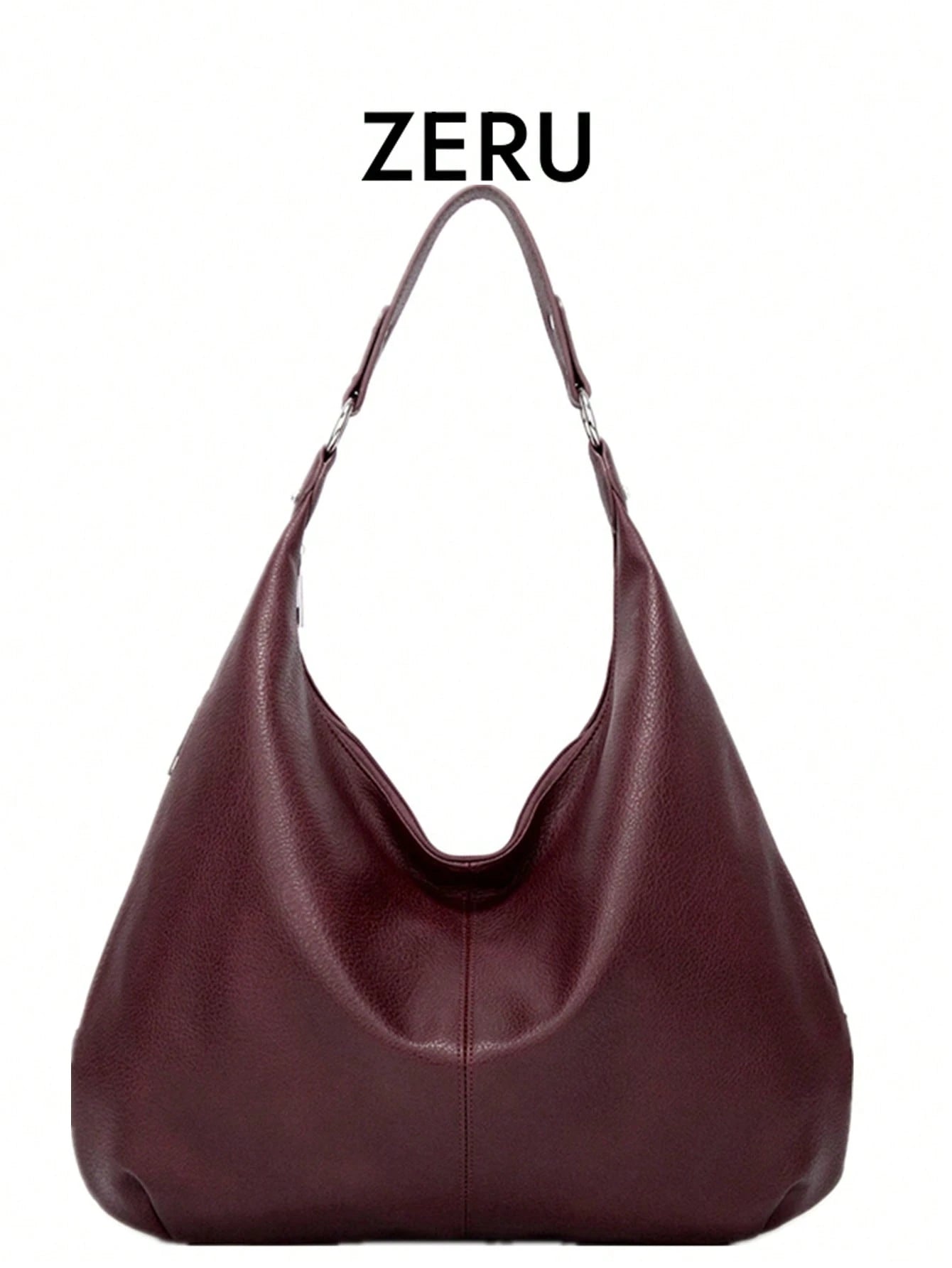 Vintage Tote Bag For Women, New Fashion Large Capacity Shoulder Handbag, Soft Leather Underarm Bag