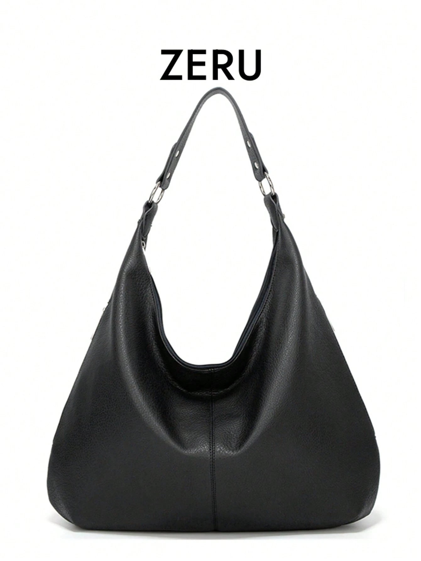 Vintage Tote Bag For Women, New Fashion Large Capacity Shoulder Handbag, Soft Leather Underarm Bag