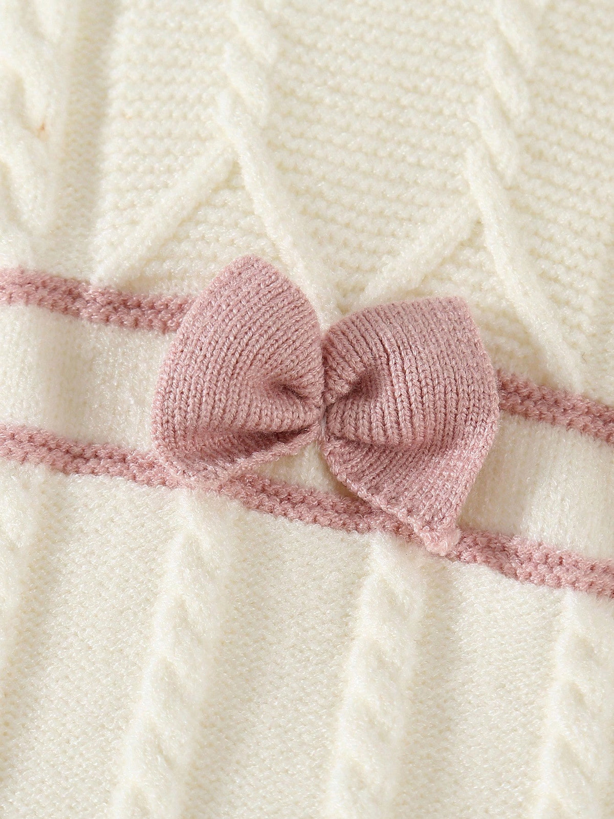 Vintaside Kids Newborn Baby Sweater Jumpsuit,Long Sleeve Knitted Jumpsuit With Collar+Knitted Hat,Light Pink,Autumn,Cute,Twist Rope&Cable Design,Baby Girl Outfits