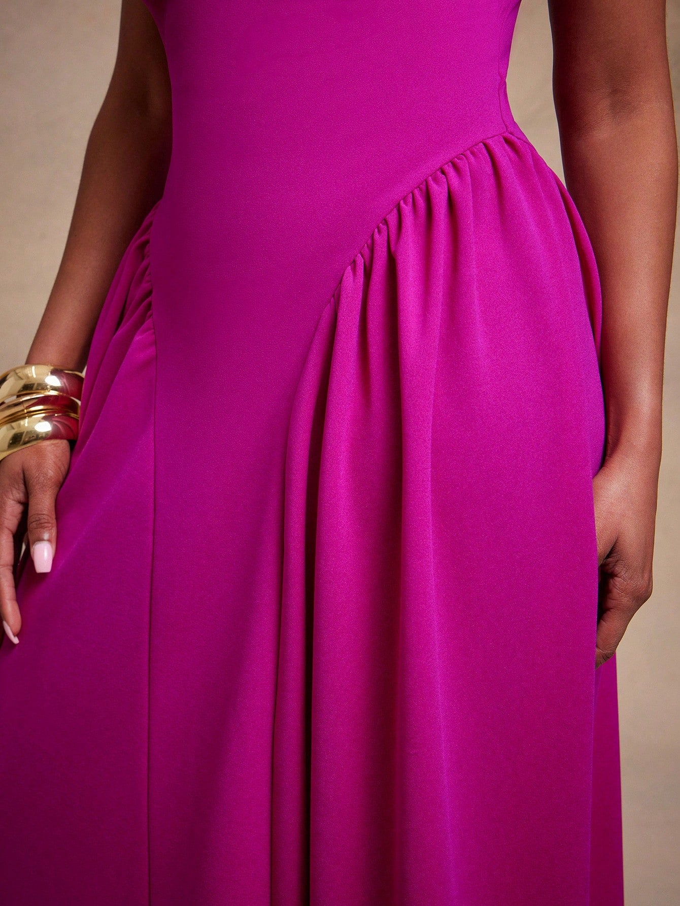 Vixey Knit Crepe Square Neck Drop Waist Maxi Dress, Wedding Guest, Cocktail, Elegant, Date Night, Glamorous, Special Occasion