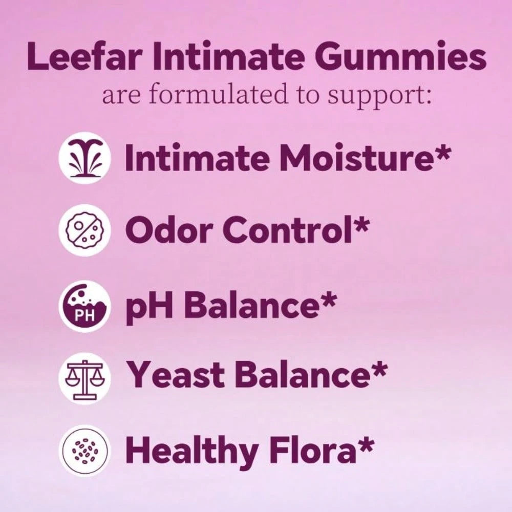 VPOAJ LEEFAR Her Juicy Feminine Probiotics Gummies- All In One Solution With Slippery Elm And Prebiotics&Lactobacillus Probiotic Blend For Women's PH Balance And Dryness- Hawaiian Pineapple Gummies 6