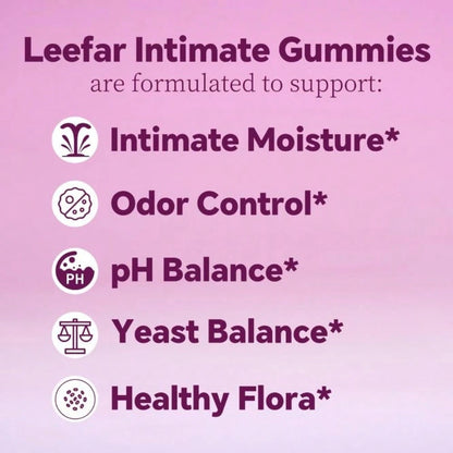 VPOAJ LEEFAR Her Juicy Feminine Probiotics Gummies- All In One Solution With Slippery Elm And Prebiotics&Lactobacillus Probiotic Blend For Women's PH Balance And Dryness- Hawaiian Pineapple Gummies 6
