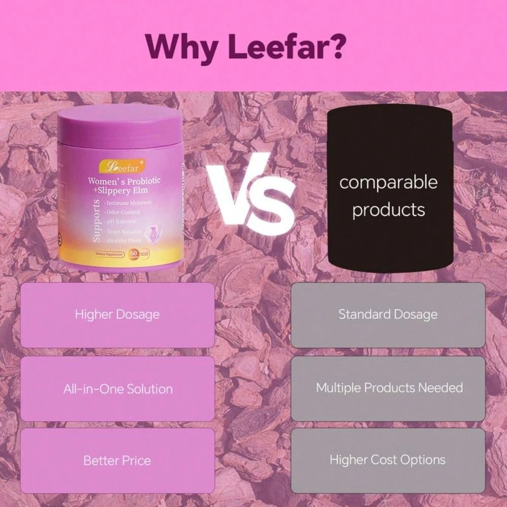 VPOAJ LEEFAR Her Juicy Feminine Probiotics Gummies- All In One Solution With Slippery Elm And Prebiotics&Lactobacillus Probiotic Blend For Women's PH Balance And Dryness- Hawaiian Pineapple Gummies 6