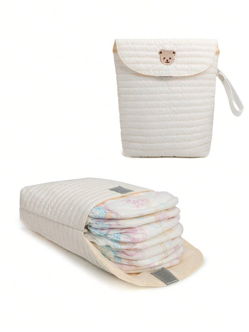 Waterproof Baby Diaper Storage Bag Portable Diaper Organizer For Baby Clothes, Diapers, Wet Wipes, Outdoorsbaby Shower Family Decorations Gifts