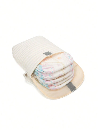 Waterproof Baby Diaper Storage Bag Portable Diaper Organizer For Baby Clothes, Diapers, Wet Wipes, Outdoorsbaby Shower Family Decorations Gifts
