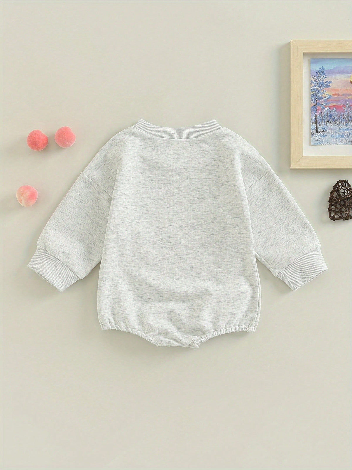 Western Baby Boy Girls Clothes Newborn Infant Cow Print Sweatshirt Romper Oversized Long Sleeve Bodysuit Fall Outfit