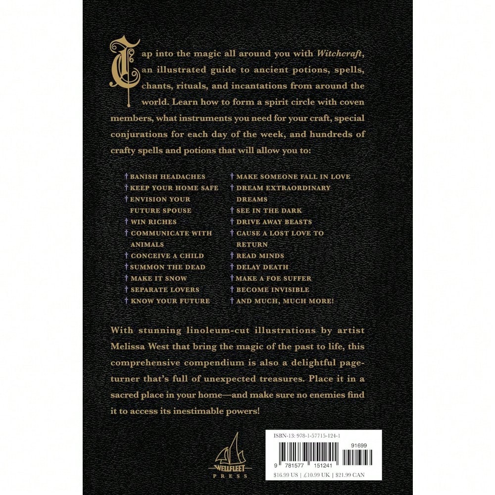 Witchcraft: A Handbook Of Magic Spells And Potions (Volume 1) (Mystical Handbook, 1)