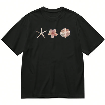 Women's 100% T-Shirt; Casual Short-Sleeve Top; Beach Vacation T-Shirt; Comfortable And Breathable; Women's Crew Neck Short-Sleeve T-Shirt; Suitable