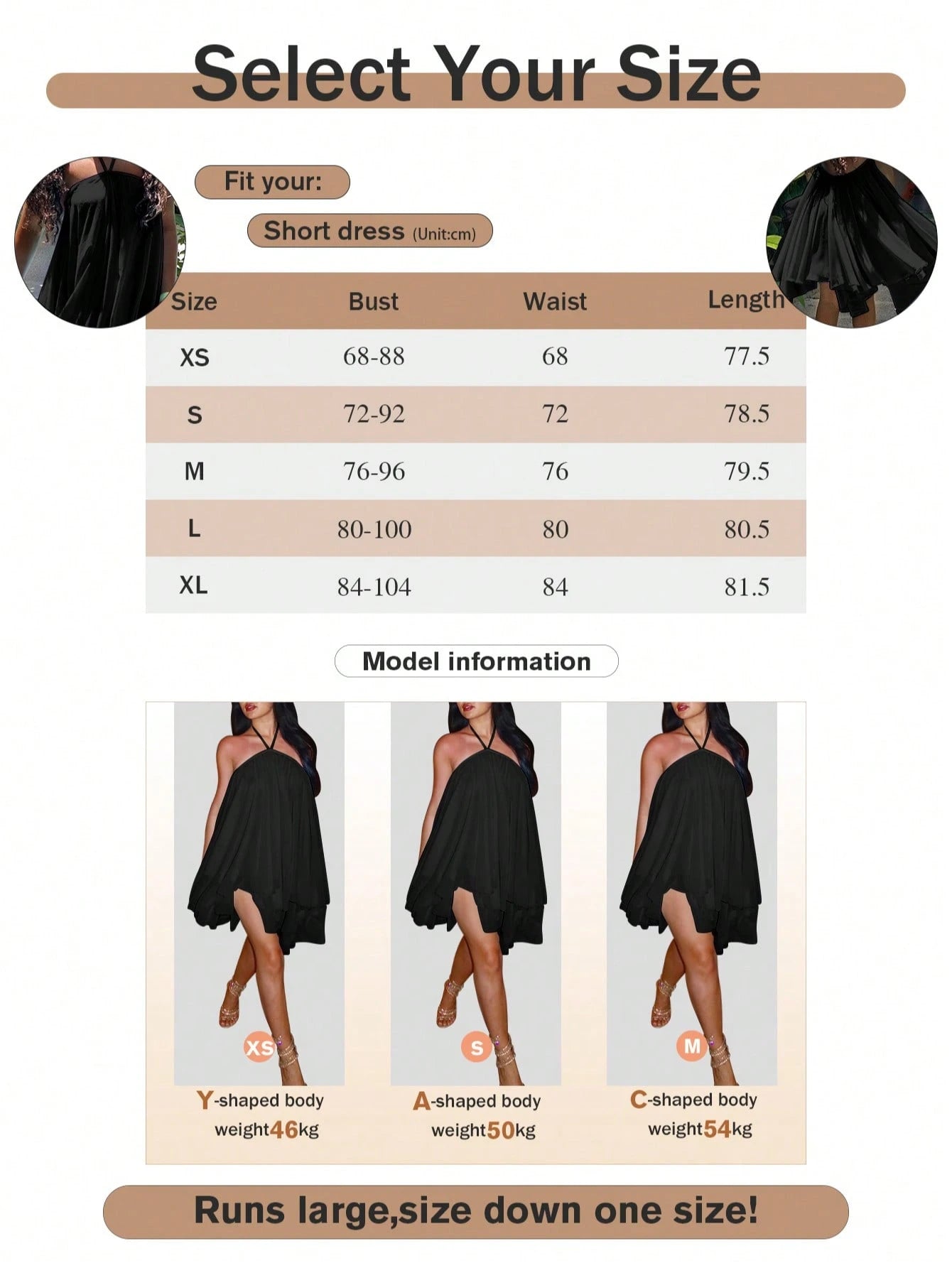 Women's Backless Spaghetti Strap Sleeveless Mini Dress, Sexy Elegant Fashion Party Dress, Suitable For Office, Commute, And Vacation Black Summer, Date Night