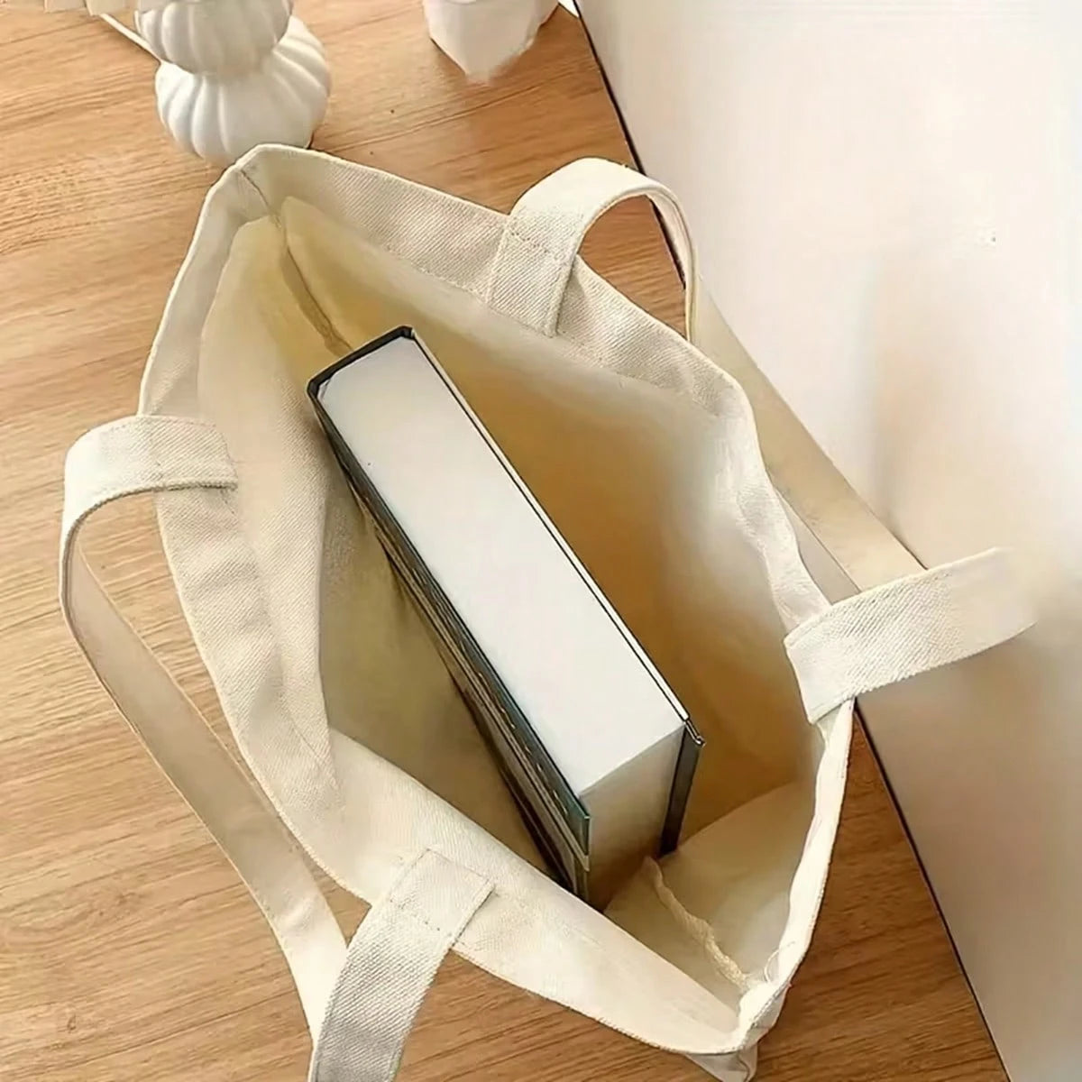 Women's Christian Tote Bag With Floral Design- Beige Religious Handbag Featuring Sturdy Handles, Spacious Interior For Church, Work, Everyday- Machine Washable Canvas Bible Verse Purse For Women, Fa