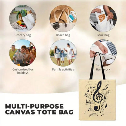 Women's Christian Tote Bag With Floral Design- Beige Religious Handbag Featuring Sturdy Handles, Spacious Interior For Church, Work, Everyday- Machine Washable Canvas Bible Verse Purse For Women, Fa