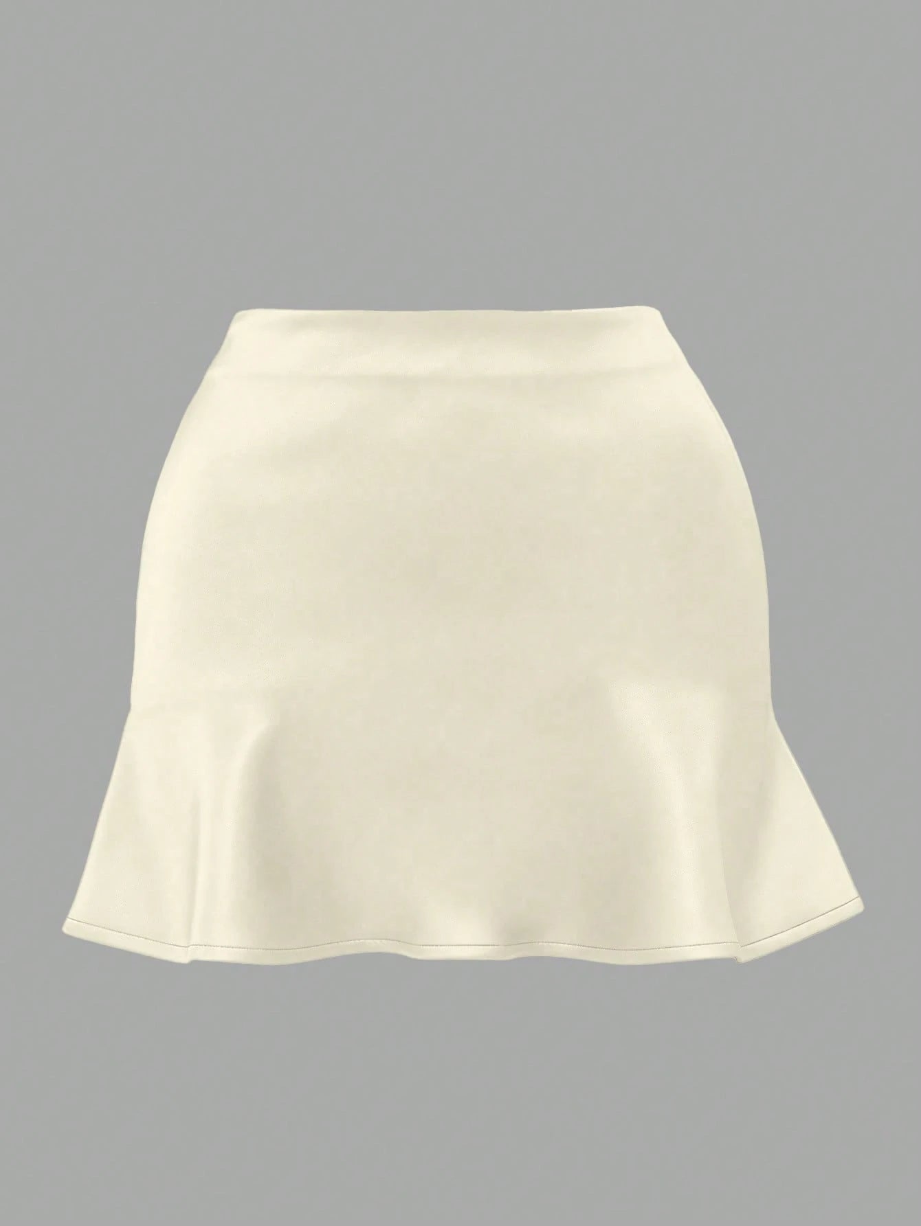 Women's High Waist Elastic Satin A-Line Mini Skirt, Elegant Classic Soft Comfortable Summer Party Skirt