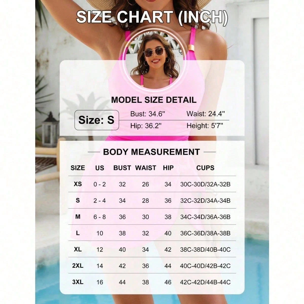 Women's One-Piece Swimsuit, Tummy Control, Metallic Tie, 2026 Swim Dress