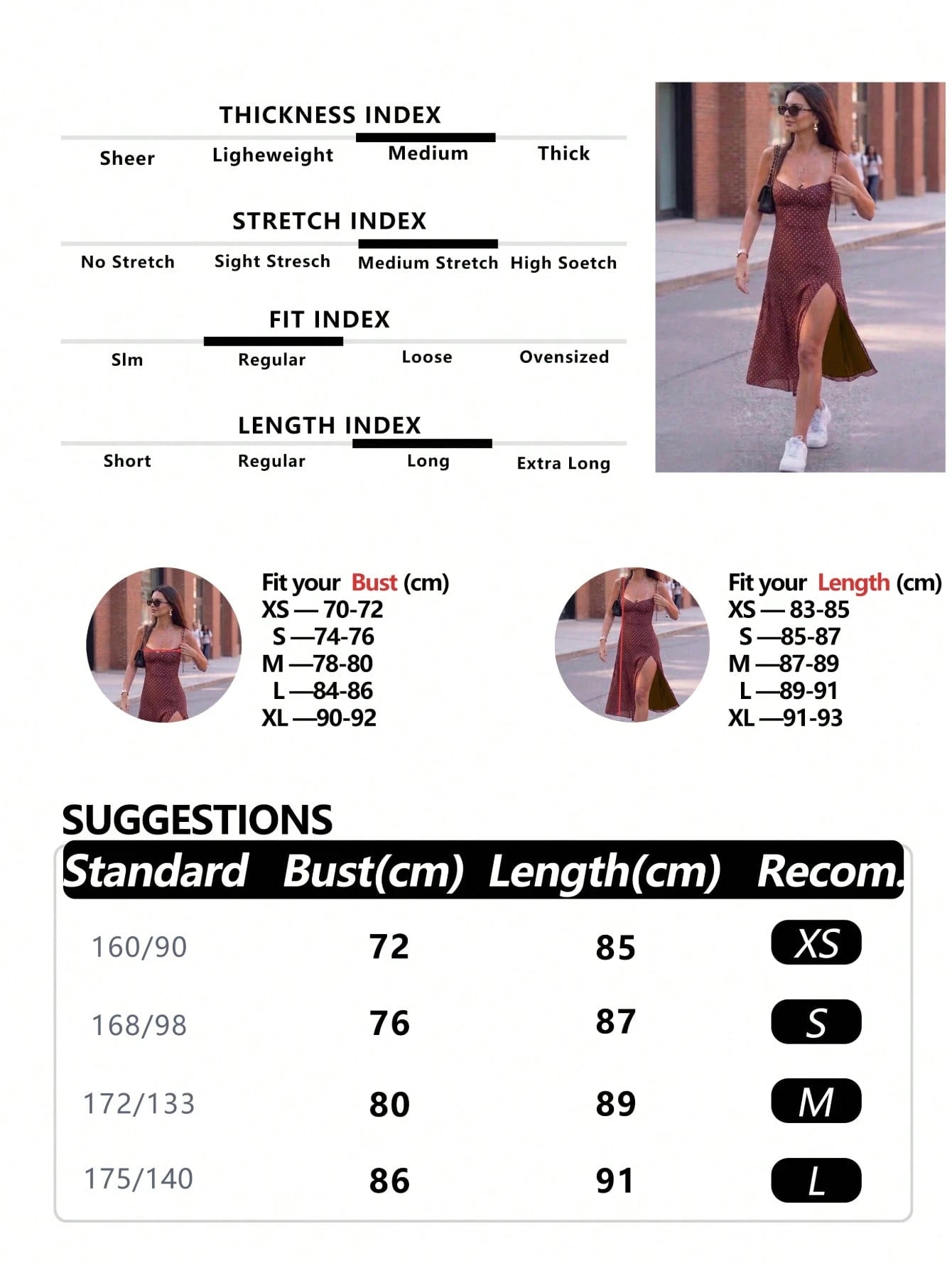 Women's Polka Dot Print Spaghetti Strap Dress, Sweetheart Neck Dress, Retro Elegant Mid-Length Dress Brown, French Girl Style Party