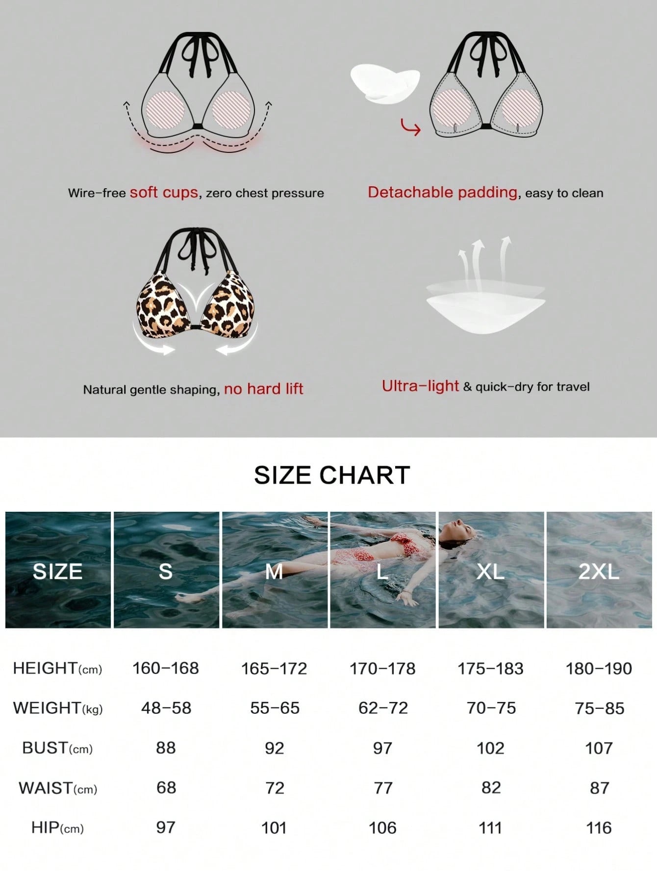 Women's Sexy Halter Bikini Set, Colorful Polka Dot Print Two Pieces Swimwear, Beach New Style, Vacationcore Black Summer