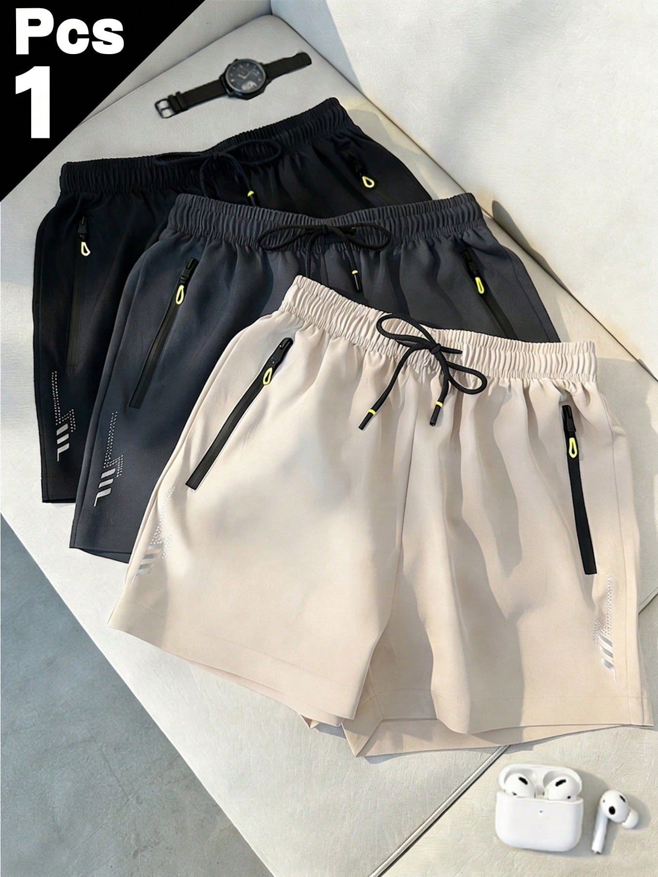 Women's Summer Geometric Pattern Cool Casual Shorts- Multiple Colors Available, Comfortable Breathable Sports Shorts Suitable For Fitness, Running And Light Activities, Athleisure