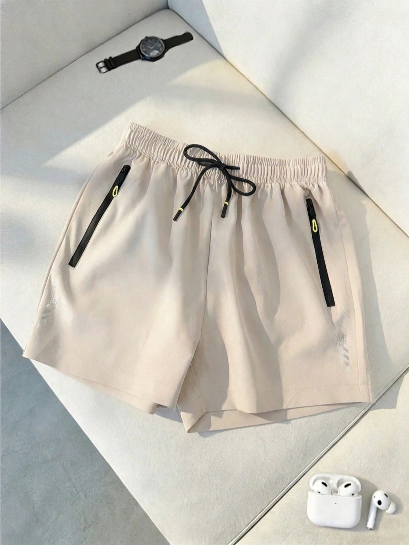Women's Summer Geometric Pattern Cool Casual Shorts- Multiple Colors Available, Comfortable Breathable Sports Shorts Suitable For Fitness, Running And Light Activities, Athleisure