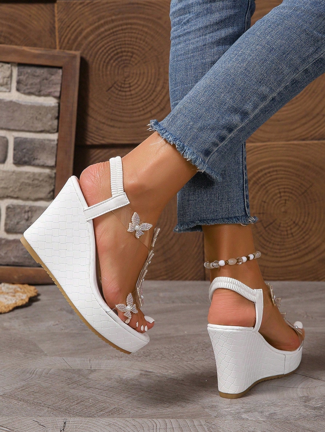 Women's Wedge Sandals, Comfortable And Fashionable Platform High Heels, Fairy Style