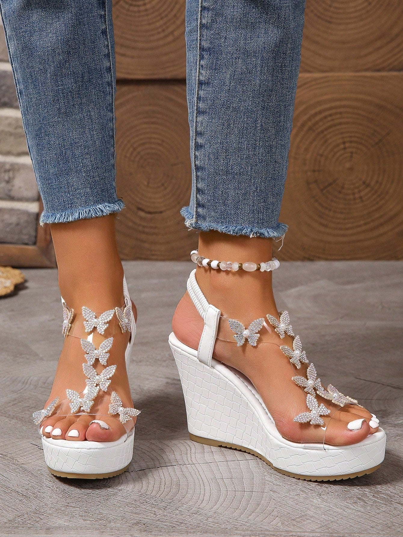 Women's Wedge Sandals, Comfortable And Fashionable Platform High Heels, Fairy Style