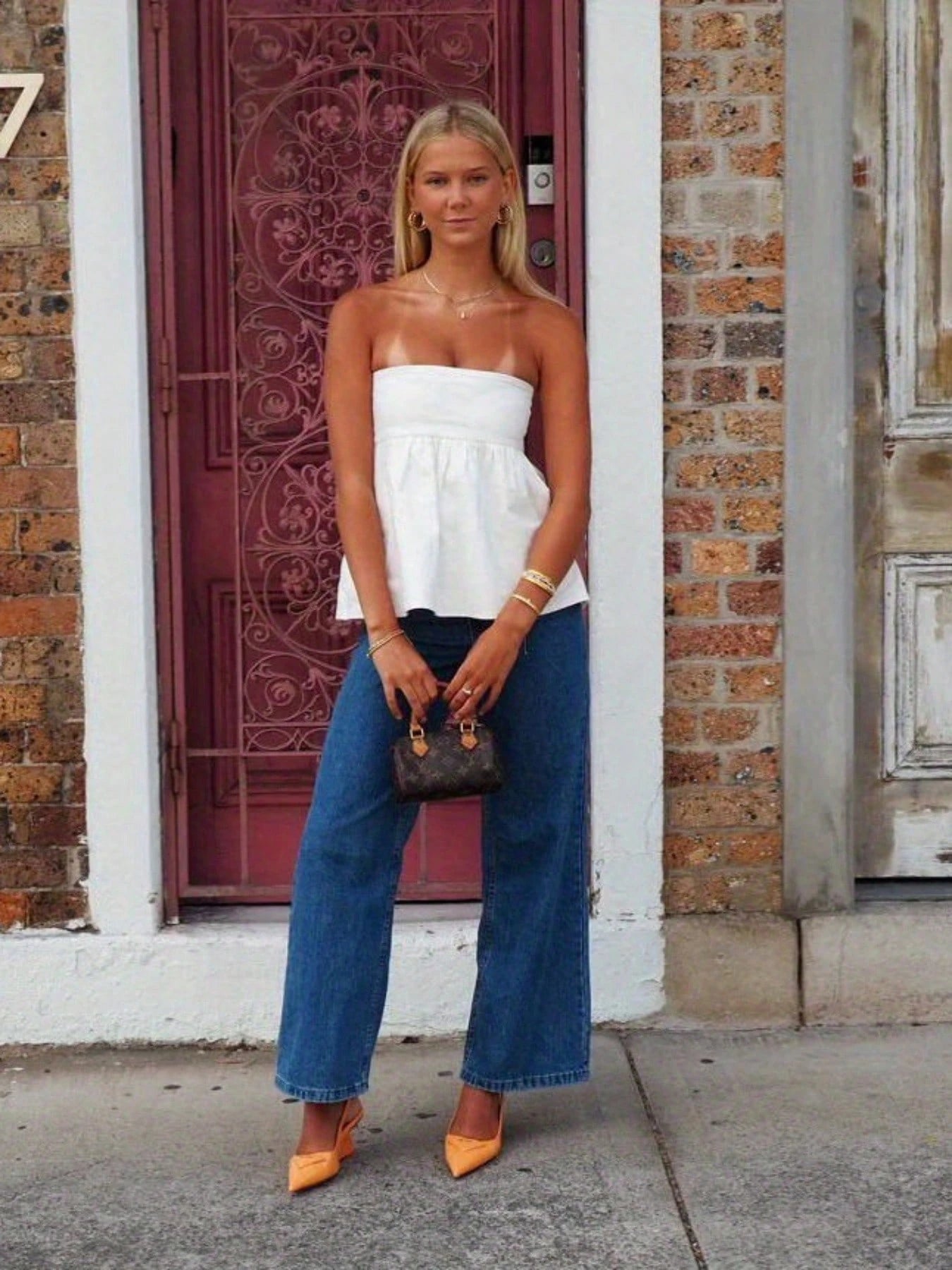 Women Summer Flowy Tube Top Y2k Solid Color Strapless Off Shoulder Loose Babydoll Bandeau Crop Backless Sleeveless Going Out Daily Cute Streetwear Fit