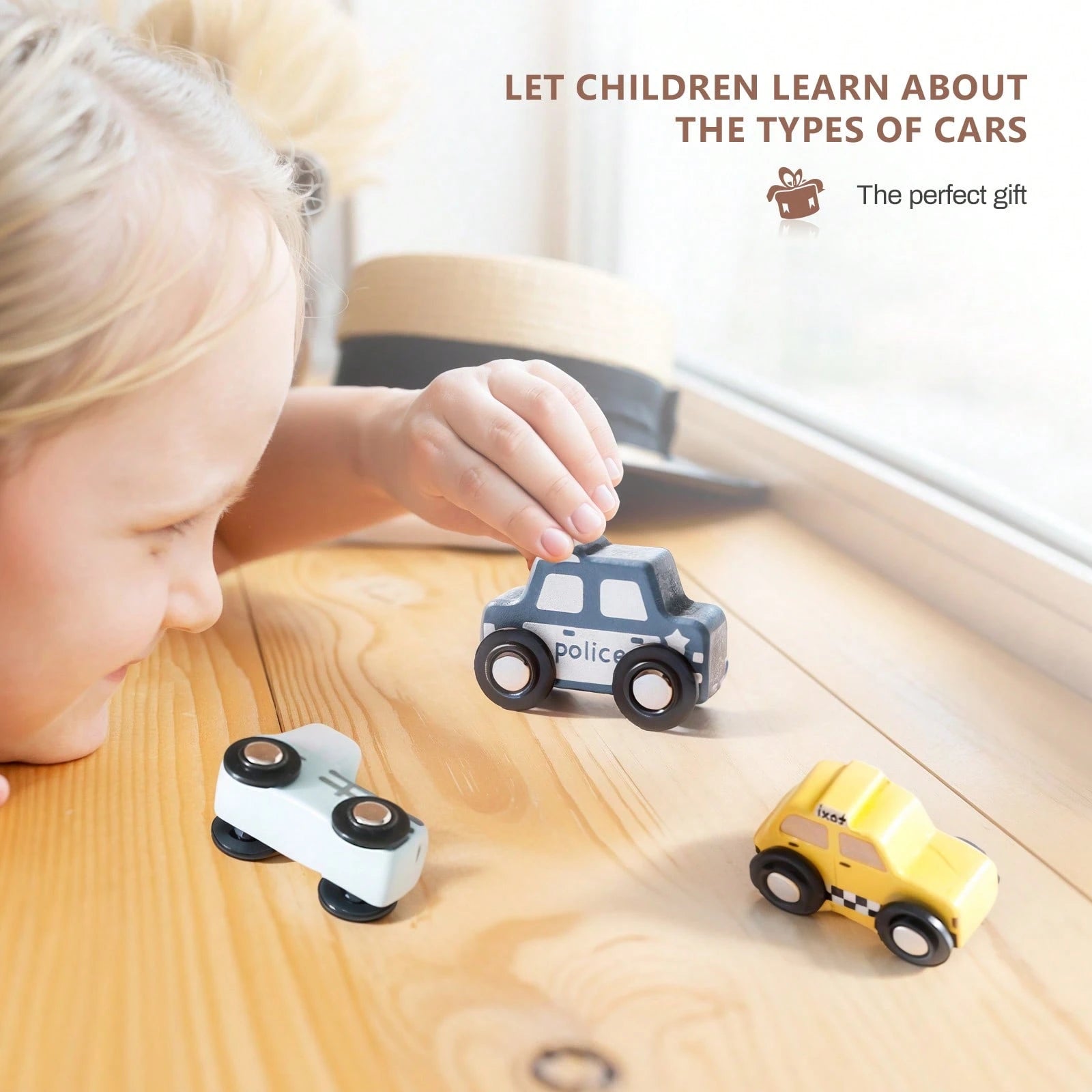 Wooden Baby Push And Pull Toy Car, Transportation Model, Inlay Board Matching Toy, Toddler Shape Recognition, Hand-Eye Coordination Training, Baby Early Education, Puzzle Enlightenment Toy