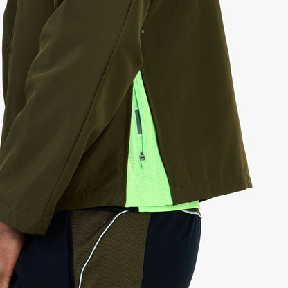 New Balance x Lack of Guidance Reversible Jacket Dark Military Green / Black - Neon