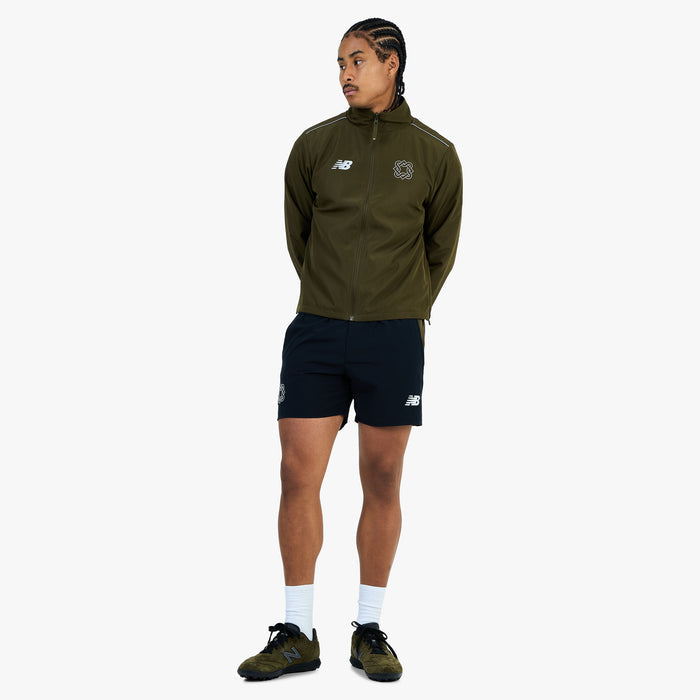 New Balance x Lack of Guidance Reversible Jacket Dark Military Green / Black - Neon