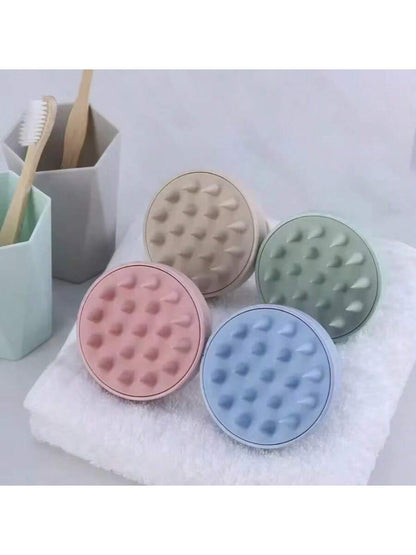 X Milania Silicone Shampoo Brush Scalp Massager Comb Body Massage Brush For Shower Salon Hair Washing Tool,Hair Brush,Comb,Hair Tools,Hair Products And Accessories For Barber Salon Beauty Travel
