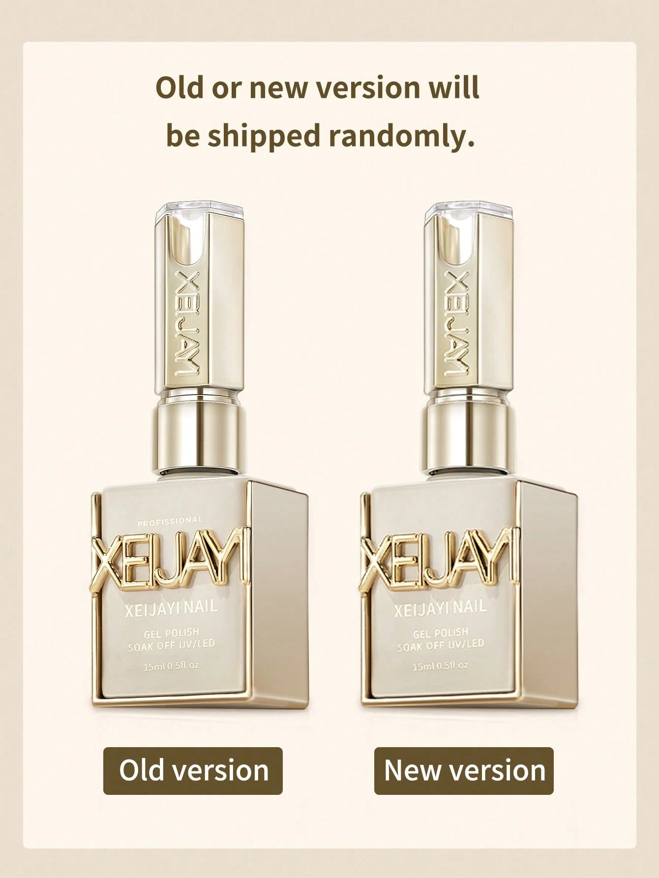XEIJAYI 1Pc 15ML Milky White Pure Nail Polish Gel Nail Add Semi-Permanent Soak Off UV LED Construction Gel Varnish