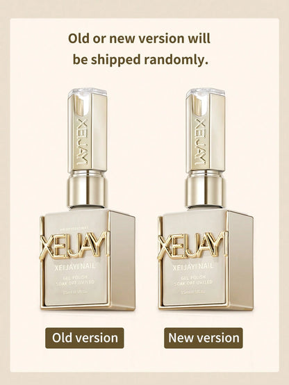 XEIJAYI 1Pc 15ML Milky White Pure Nail Polish Gel Nail Add Semi-Permanent Soak Off UV LED Construction Gel Varnish