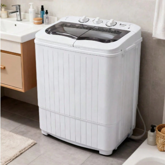 XPB35-188S 14.3(7.7 6.6)Lbs Semi-Automatic Gray Cover Washing Machine