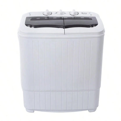 XPB35-188S 14.3(7.7 6.6)Lbs Semi-Automatic Gray Cover Washing Machine