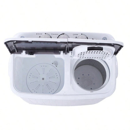 XPB35-188S 14.3(7.7 6.6)Lbs Semi-Automatic Gray Cover Washing Machine