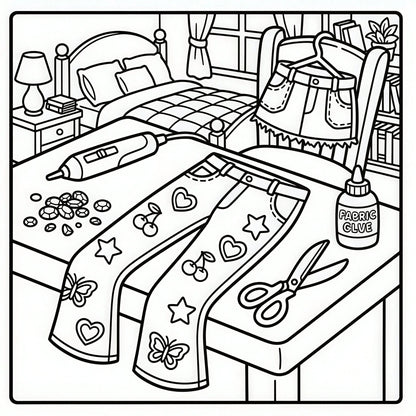 Y2K NOSTALGIA Coloring Book, 2000s & 90s Aesthetic Pop Culture Coloring, Bold & Simple, For Adults & Teens. This Coloring Book Features Themes Of Retro Technology, Fashion, And Early 2000s Pop Culture