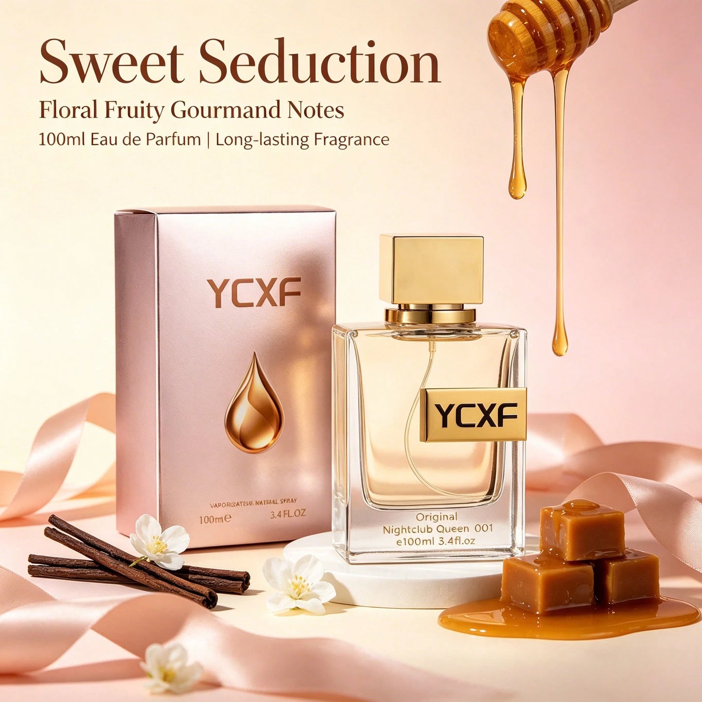 YCXF 3.4 Oz Arabian Women's Cologne Spray- Long-Lasting Arabian Fragrance, Inspired By Luxurious Middle Eastern Colognes, Ideal For Daily Wear, Parties, And As A Gift (With Arabic Name Design)- Vale