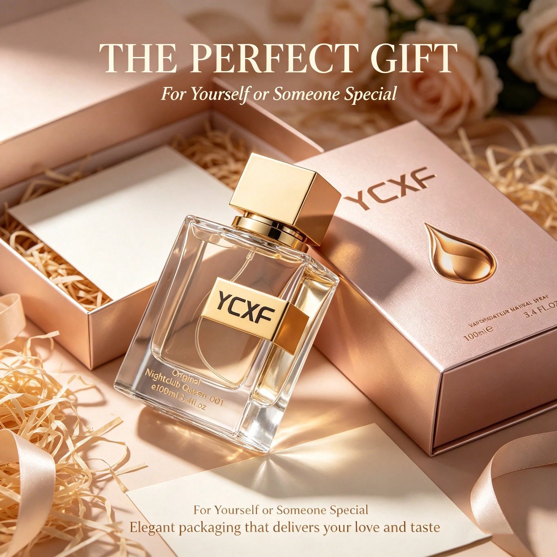 YCXF 3.4 Oz Arabian Women's Cologne Spray- Long-Lasting Arabian Fragrance, Inspired By Luxurious Middle Eastern Colognes, Ideal For Daily Wear, Parties, And As A Gift (With Arabic Name Design)- Vale