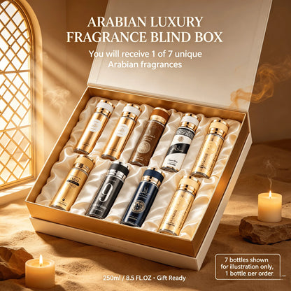 YCZ 8.4 Oz Arabian Men'S Perfume Spray, 7 Random Flavors, Rich Oriental Fragrance, Suitable For Travel, Exquisite Holiday Gifts