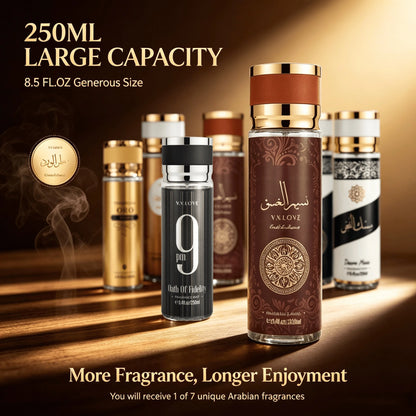 YCZ 8.4 Oz Arabian Men'S Perfume Spray, 7 Random Flavors, Rich Oriental Fragrance, Suitable For Travel, Exquisite Holiday Gifts