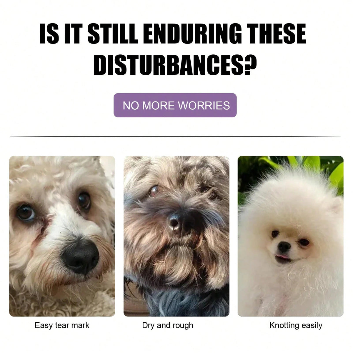 YEGBONG Pet Hair Conditioner Cream Softening Prevent Hair Knots Moisturizes Dry Coats, Reduces Shedding Odor Removal Enhances Coat Health Anti Mite Ticks Hydration Control Coat Care For Puppy Dog Cat