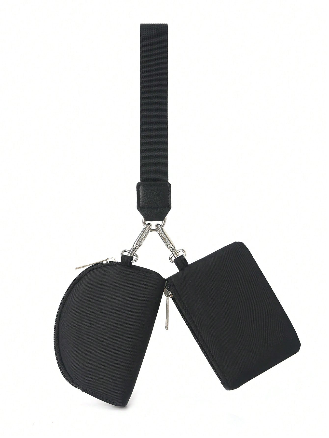 Zipper Dual Pocket Portable Keychain Wallet, Women's Pocket Wallet, Women's Wallet, Mini Wallet, Clutch, Coin Purse, Travel Wallet