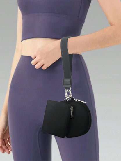 Zipper Dual Pocket Portable Keychain Wallet, Women's Pocket Wallet, Women's Wallet, Mini Wallet, Clutch, Coin Purse, Travel Wallet