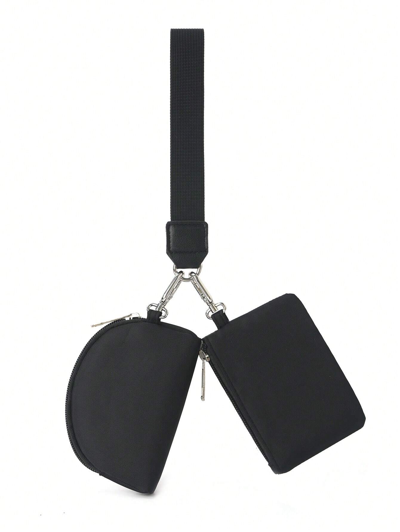 Zipper Dual Pocket Portable Keychain Wallet, Women's Pocket Wallet, Women's Wallet, Mini Wallet, Clutch, Coin Purse, Travel Wallet