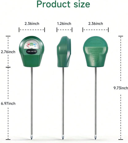 Zoiydals Soil Moisture Meter For Plants, Hygrometer Sensor Water Monitor, Plant Moisture Tester For Indoor Outdoor Garden, Potted Plants, Farm, Lawn